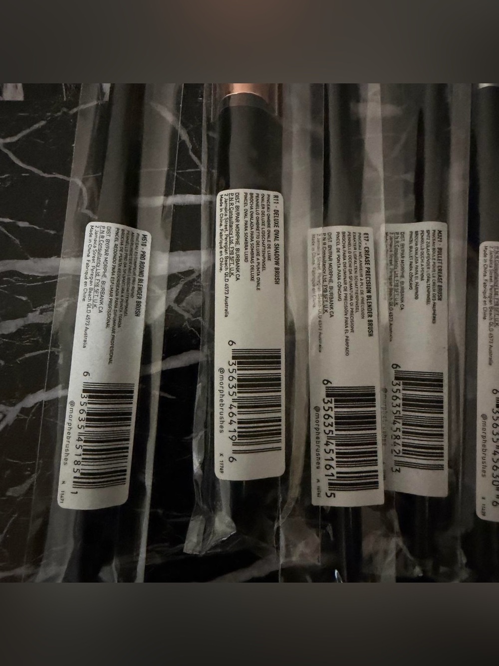 Morphe eye shadow and highlighter brush set - Picture 2 of 4